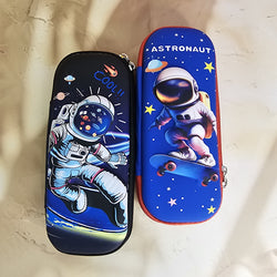 3D Space Astronaut Theme Pencil Case for Kids - Trendy & Durable School Essential | Perfect Return Gift for Birthdays, Parties & Special Occasions | Stylish Stationery Organizer for Students | Available at www.usmile.toys