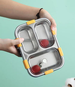 SS Insulated Kids Lunch Box - 3 Compartment