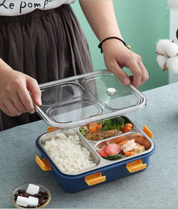 SS Insulated Kids Lunch Box - 3 Compartment