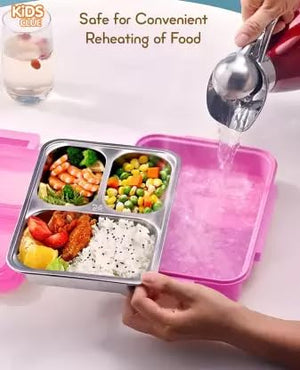 These stylish and durable lunch containers are ideal for school, office, and travel use. Available at www.usmile.toys, your trusted online store for toys, kids stationery, return gifts, baby products, and essentials. Enhance your lunchtime experience with our leakproof, multi-compartment bento boxes designed for easy packing and freshness retention