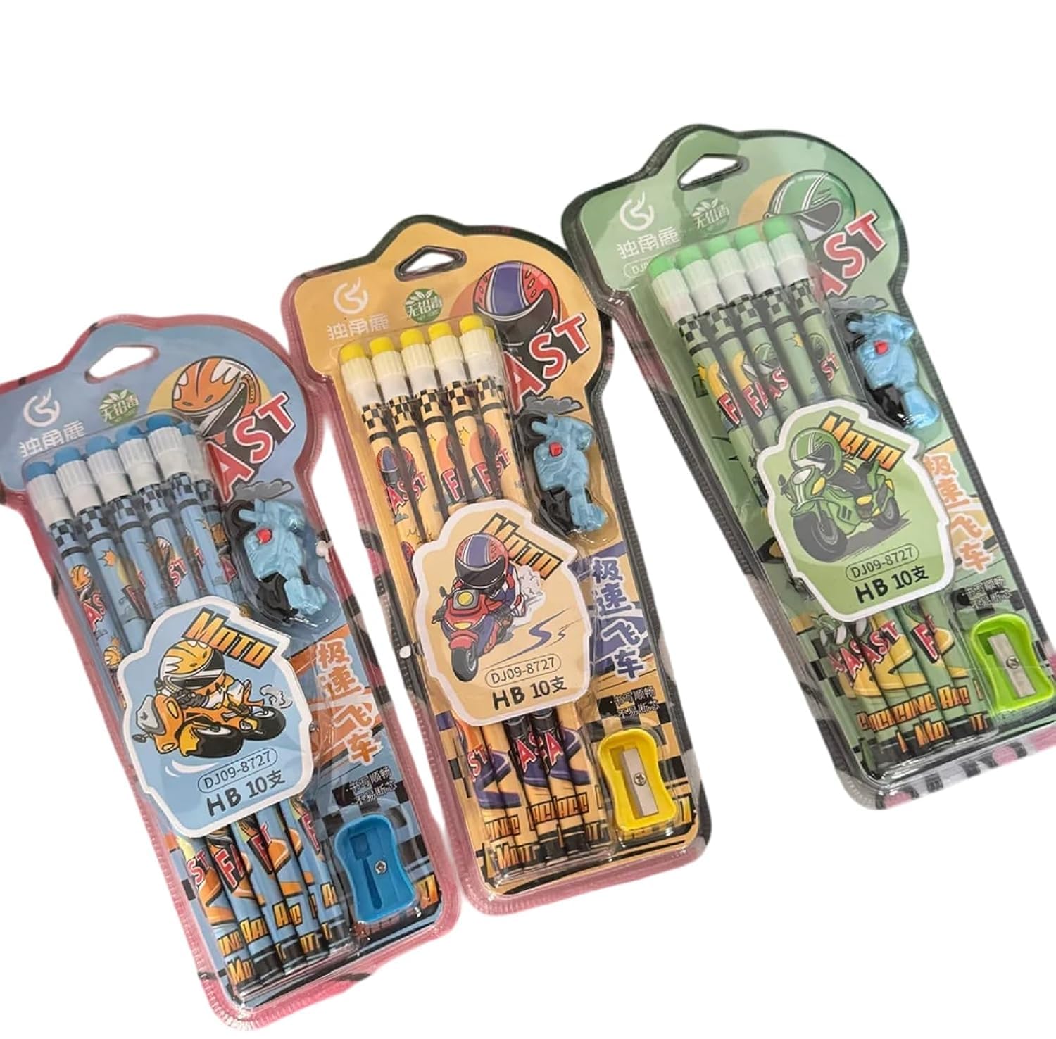 Get this set of three charming HB pencils with a cool motorcycle design and a handy sharpener, a perfect little gift or addition to a school supply haul for kids.
www.usmile.toys
