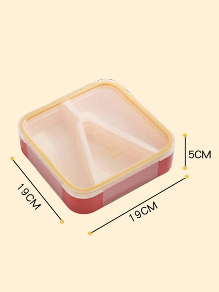 Square divided lunch boxes in various colors for kids, women, and men, for daily meals. www.usmile.toys