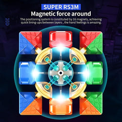 Return Gift for Kids, Speed Cube, Moyu RS3 M 2020, 3x3 Cube, Puzzle Cube, Kids Party Favors, Educational Toys, Children's Games, Birthday Return Gifts, Fun Games for Kids, Cognitive Skills Toys, www.usmile.toys, Rubik's Cube.