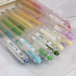 Set of 9 Assorted Color Gel Pens: Includes a variety of vibrant and muted ink colors for creative projects. Smooth flow pens.
www.usmile.toys