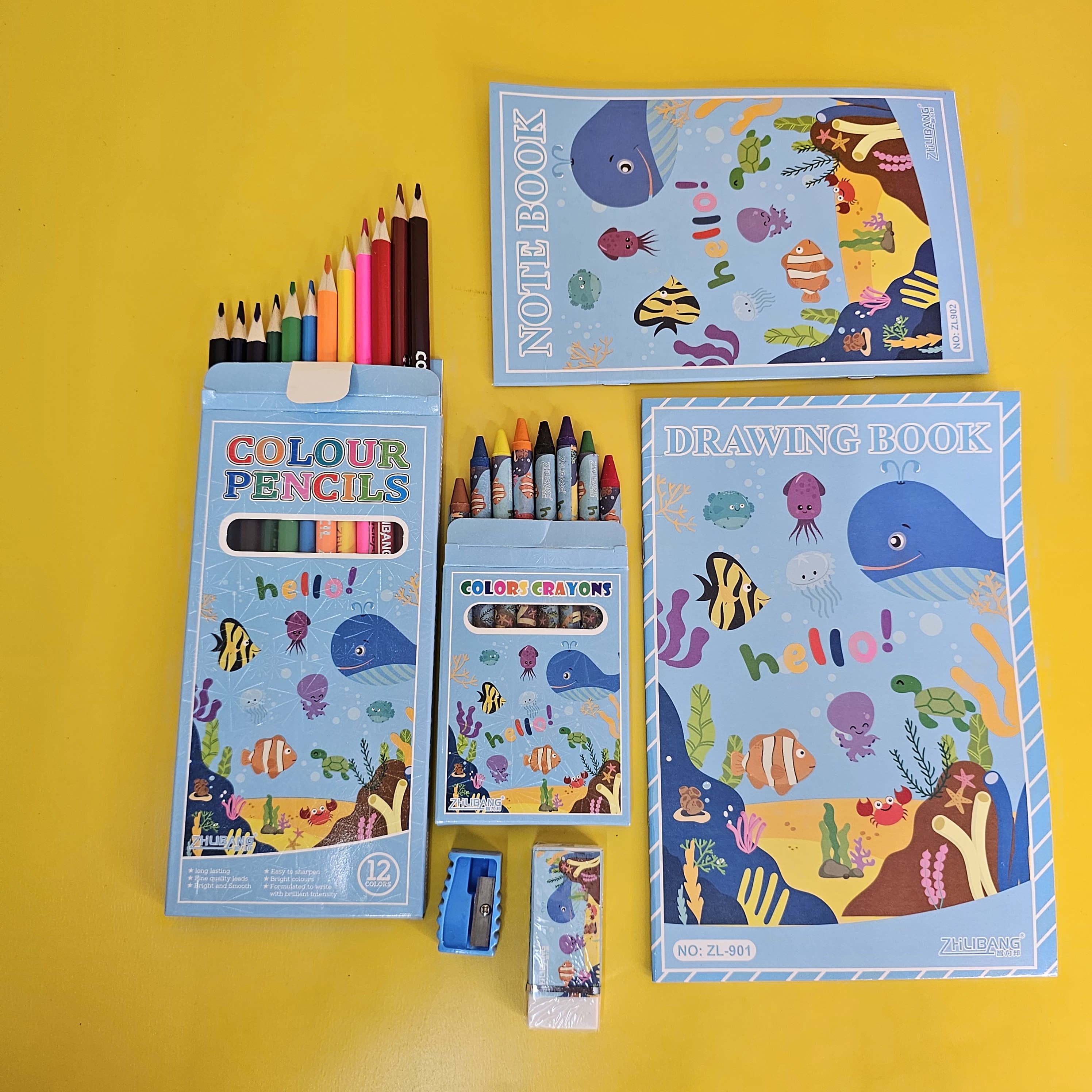 Animal Print Stationery Set for Kids: Includes color pencils, crayons, notebook, drawing book, sharpener, and stickers. Creative art supplies for children.
www.usmile.toys
