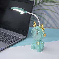 Usmile Toys pink bunny clock and moon night light for kids – cute bedroom decor and functional alarm." www.usmile.toys