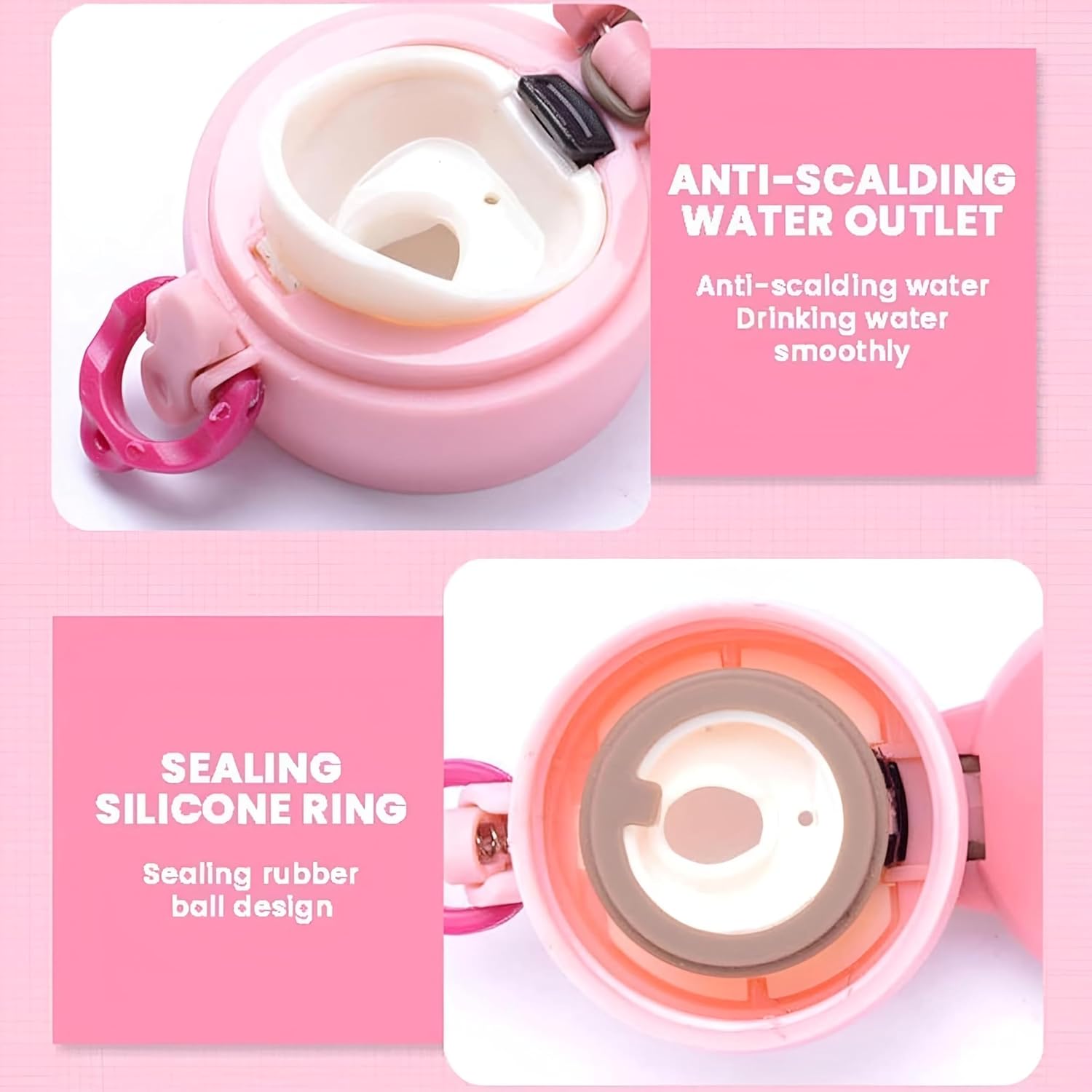 Durable stainless steel thermal flasks for kids with secure lids, perfect for school, travel, and everyday hydration. www.usmile.toys