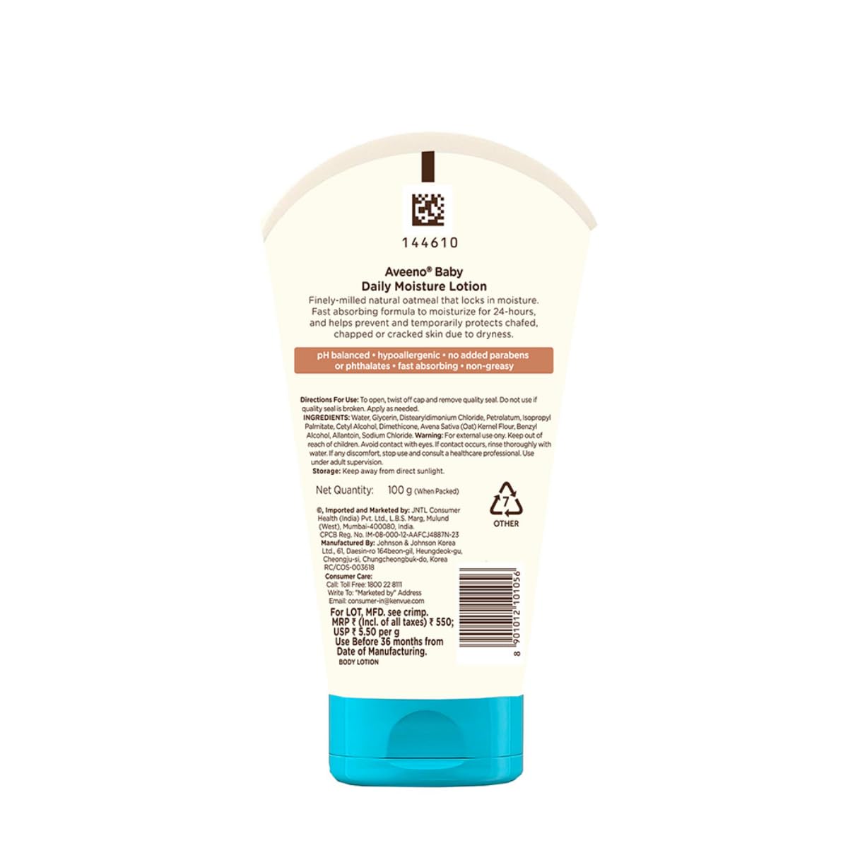 Aveeno Baby Daily Moisturizing Lotion | 100g