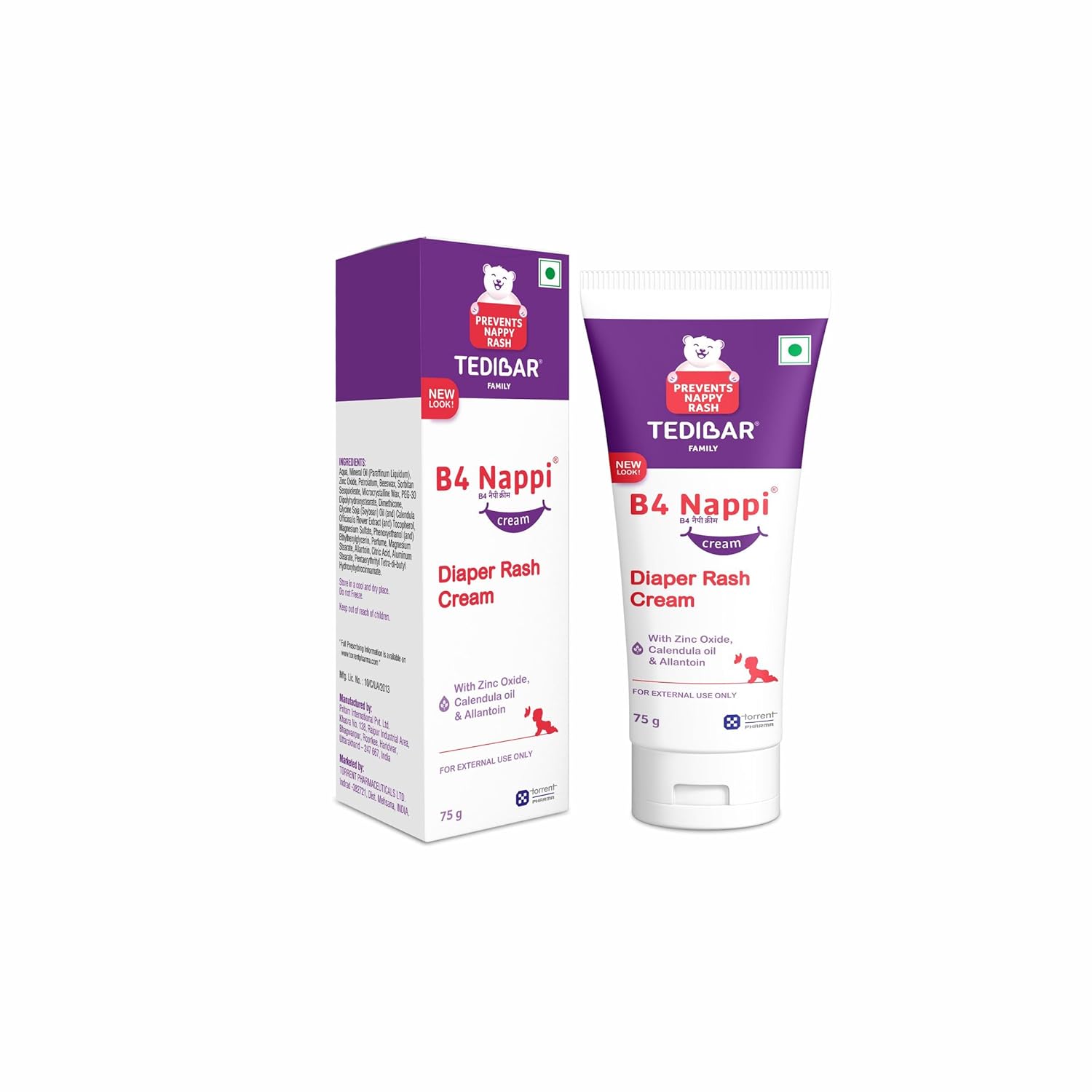 B4 Nappi Cream 75gm - Diaper Rash Prevention Cream.
www.usmile.toys 