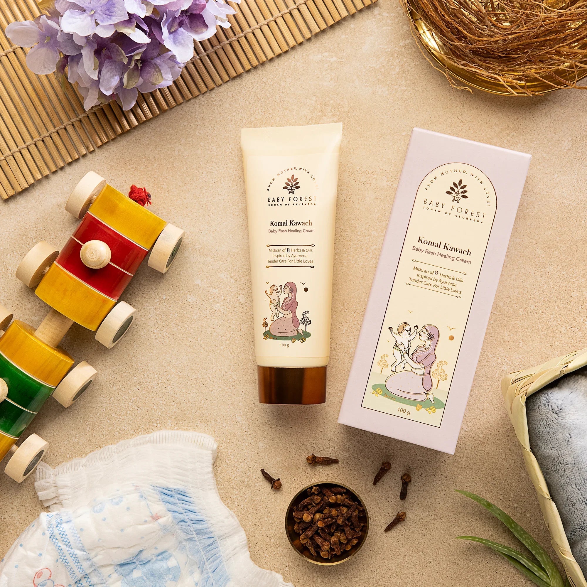 Baby Forest Komal Kawach Baby Rash Healing Cream