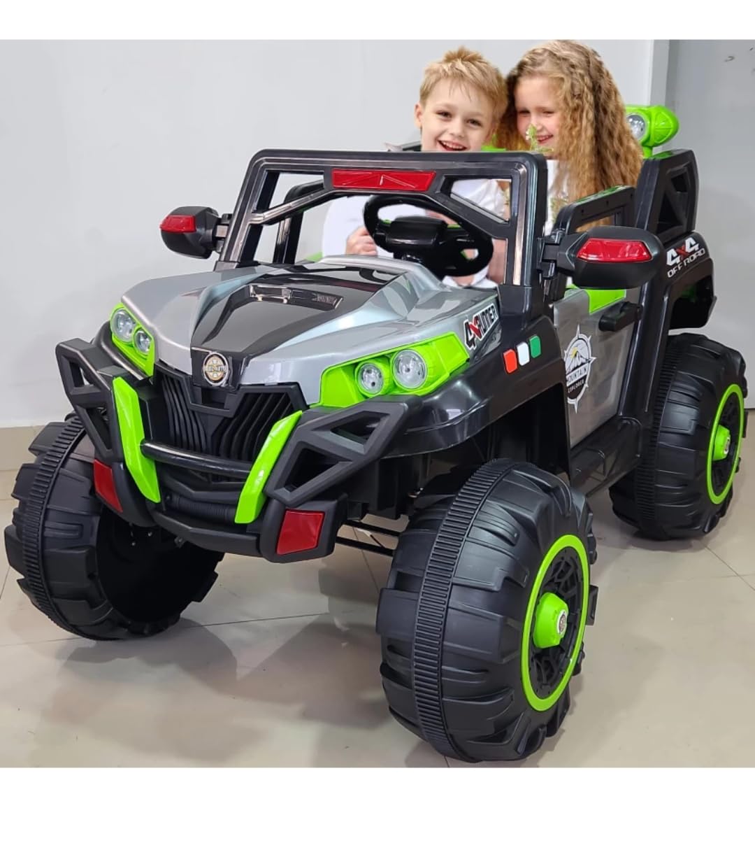 Battery Operated Car of Kids | 4x4 Big Size 12V Battery Ride On Jeep for Kids