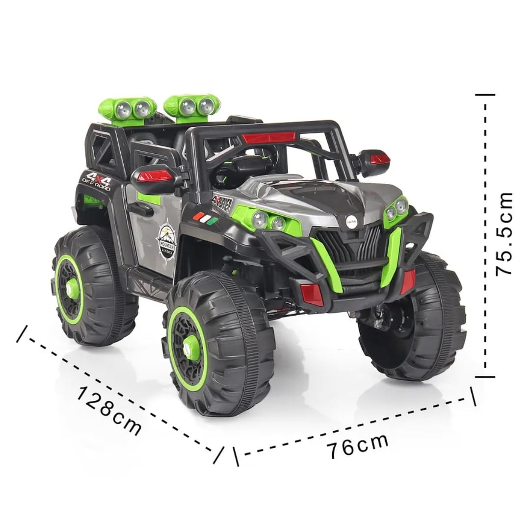 Battery Operated Car of Kids | 4x4 Big Size 12V Battery Ride On Jeep for Kids