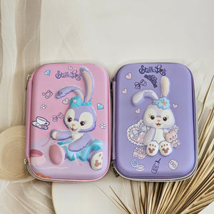 PU pencil cases for girls, single chain zip closure, durable and stylish, buy online at www.usmile.toys.