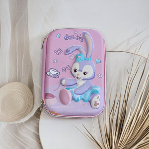 PU pencil cases for girls, single chain zip closure, durable and stylish, buy online at www.usmile.toys.