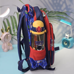 Usmile Toys cartoon children's backpack, an Iron Man themed school bag for kids, designed with bright colors and a durable material." www.usmile.toys
