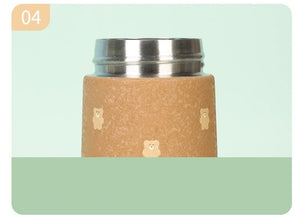 Keep drinks at the perfect temperature with this adorable cartoon bear insulated stainless steel water bottle, designed for kids' hot and cold beverages. A charming and practical choice from uSmile.toys." www.usmile.toys