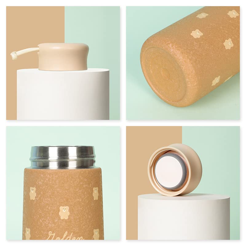 Keep drinks at the perfect temperature with this adorable cartoon bear insulated stainless steel water bottle, designed for kids' hot and cold beverages. A charming and practical choice from uSmile.toys." www.usmile.toys