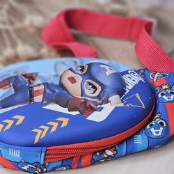 Cartoon Sling Bags, Kids Crossbody Bags, Children's Sling Bags, Fun Bags for Kids, Character Bags, Children's Accessories, Travel Bags for Kids, www.usmile.toys, Kids' Fashion, Children's Gifts.