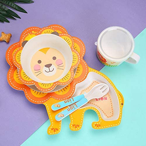 Lion Kids Tableware Set: Cute cartoon lion design for fun and healthy mealtimes. Perfect for toddlers and children.
www.usmile.toys