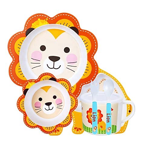 Lion Kids Tableware Set: Cute cartoon lion design for fun and healthy mealtimes. Perfect for toddlers and children.
www.usmile.toys