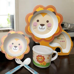 Lion Kids Tableware Set: Cute cartoon lion design for fun and healthy mealtimes. Perfect for toddlers and children.
www.usmile.toys