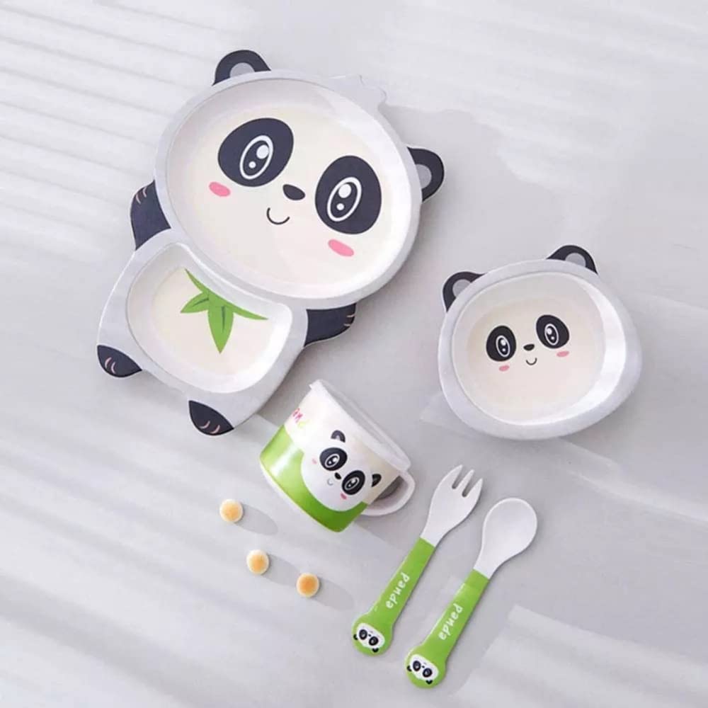 Panda Kids Tableware Set: Cute cartoon panda design for fun and healthy mealtimes. Perfect for toddlers and children.
www.usmile.toys