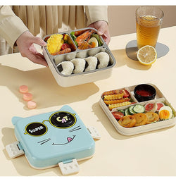 Super cat school lunch box These stylish and durable lunch containers are ideal for school, office, and travel use. Available at www.usmile.toys, your trusted online store for toys, kids stationery, return gifts, baby products, and essentials. Enhance your lunchtime experience with our leakproof, multi-compartment bento boxes designed for easy packing and freshness retention