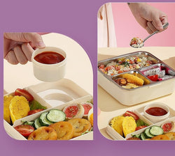 Shop these adorable and leakproof children's bento boxes and more at Usmile Toys www.usmile.toys.
