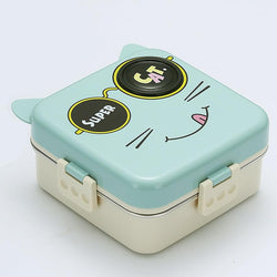 Super cat school lunch box These stylish and durable lunch containers are ideal for school, office, and travel use. Available at www.usmile.toys, your trusted online store for toys, kids stationery, return gifts, baby products, and essentials. Enhance your lunchtime experience with our leakproof, multi-compartment bento boxes designed for easy packing and freshness retention