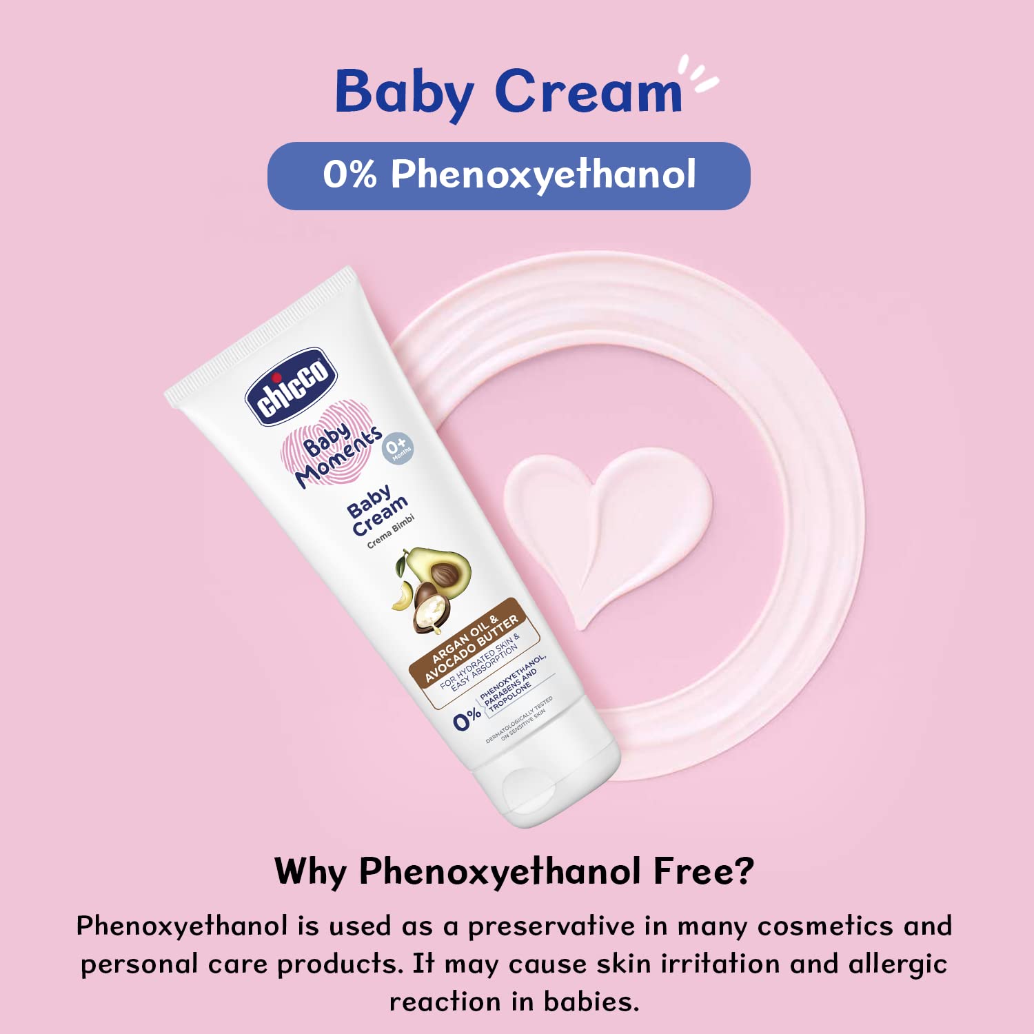 Chicco Baby Moments Baby Cream for Babies with Argan Oil & Avocado Butter, 100g| Natural Ingredients for Hydrated Skin | Dermatologically Tested
www.usmile.toys