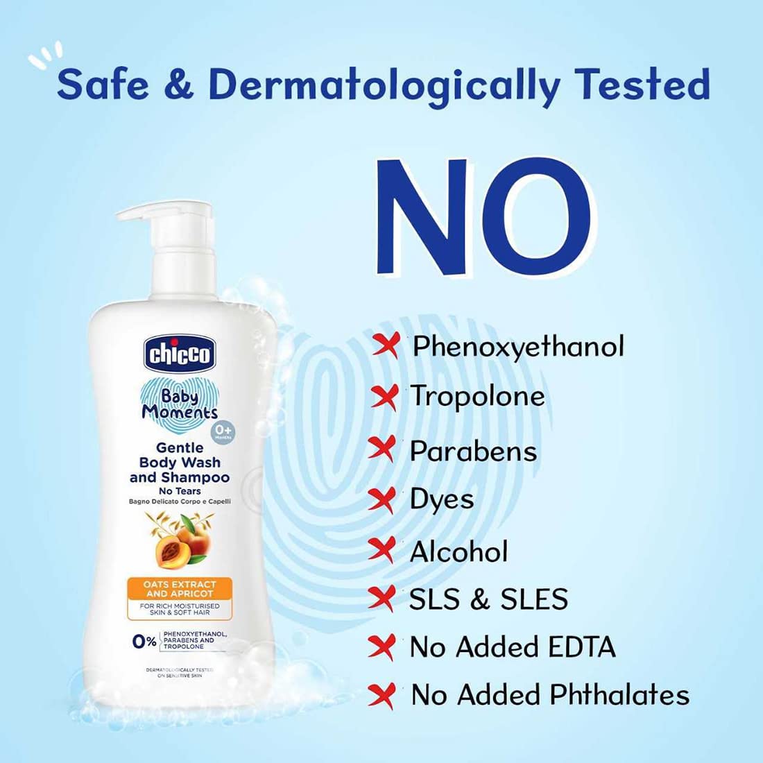 Chicco Baby Moments Gentle Body Wash And Shampoo For Rich Moisturised Skin & Soft Hair 500ml
www.usmile.toys