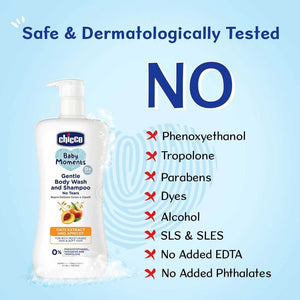 Chicco Baby Moments Gentle Body Wash And Shampoo For Rich Moisturised Skin & Soft Hair 500ml
www.usmile.toys