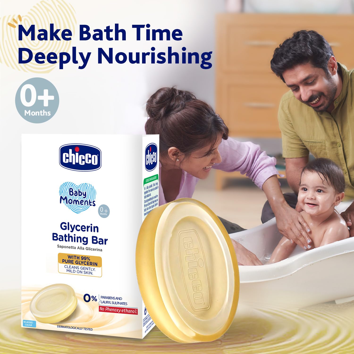 Chicco Baby Moments Glycerin Bathing Bar with 99% Pure Glycerin 75g
www.usmile.toys
