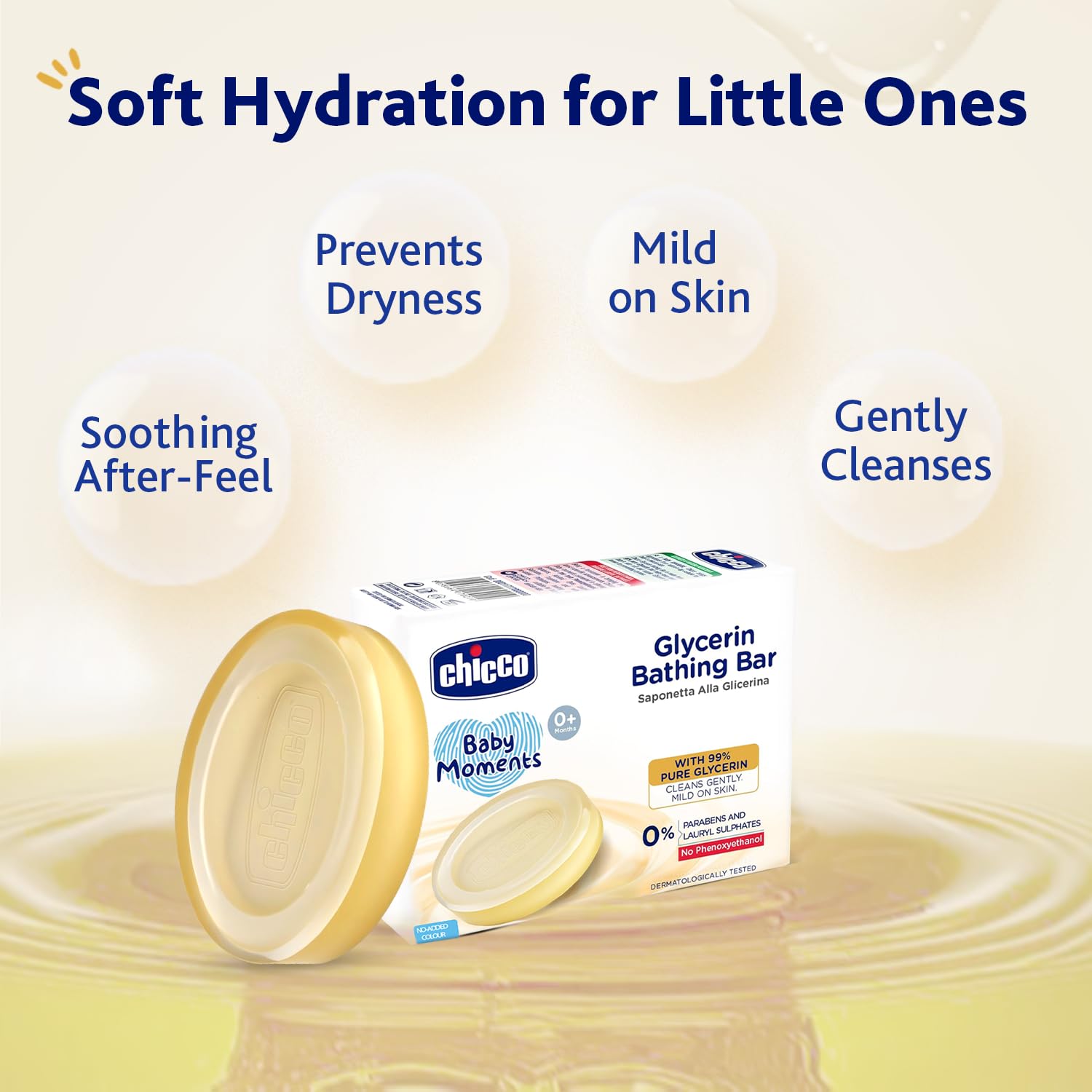 Chicco Baby Moments Glycerin Bathing Bar with 99% Pure Glycerin 75g
www.usmile.toys