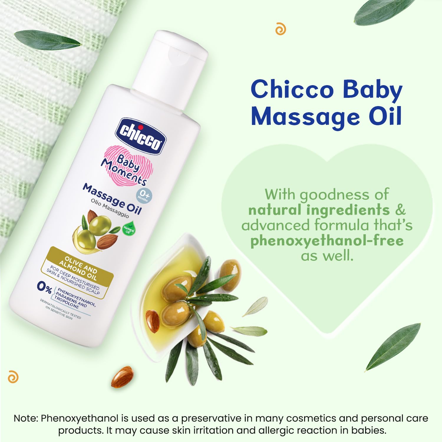 Chicco Baby Moments Massage Oil, New Advanced Non-sticky & Moisturizing Formula with Natural Ingredients to Prevent Dryness, Suitable for Baby’s Skin, Hair & Scalp,
www.usmile.toys