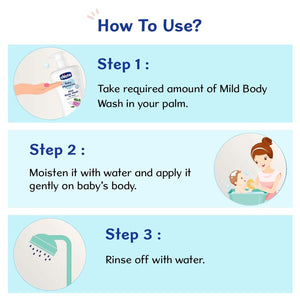 Chicco Baby Moments Mild Body Wash Relax, New Advanced Formula with Natural Ingredients, No Tears & Soap-Free, Mild formula for Baby’s Body & Face Wash www.usmile.toys