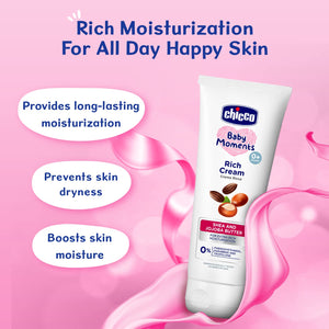 Chicco Baby Moments Rich Cream for Newborn Babies with Shea & Jojoba Butter, 100g| Rich Moisturization and Dryness Prevention |Dermatologically Tested |Phenoxyethanol, Parabens & Lauryl sulphates free
www.usmile.toys