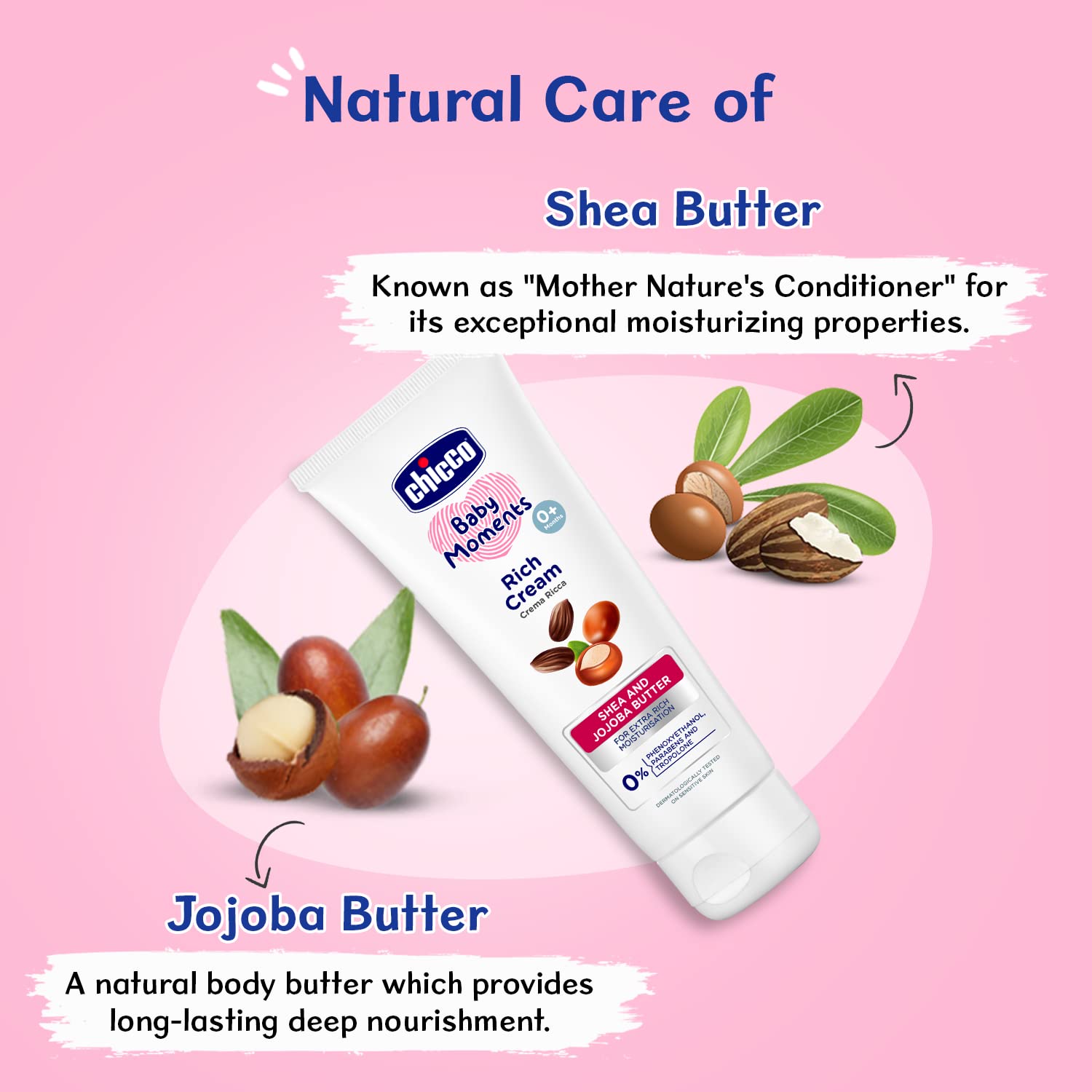 Chicco Baby Moments Rich Cream for Newborn Babies with Shea & Jojoba Butter, 100g| Rich Moisturization and Dryness Prevention |Dermatologically Tested |Phenoxyethanol, Parabens & Lauryl sulphates free
www.usmile.toys