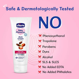 Chicco Baby Moments Rich Cream for Newborn Babies with Shea & Jojoba Butter, 100g| Rich Moisturization and Dryness Prevention |Dermatologically Tested |Phenoxyethanol, Parabens & Lauryl sulphates free
www.usmile.toys