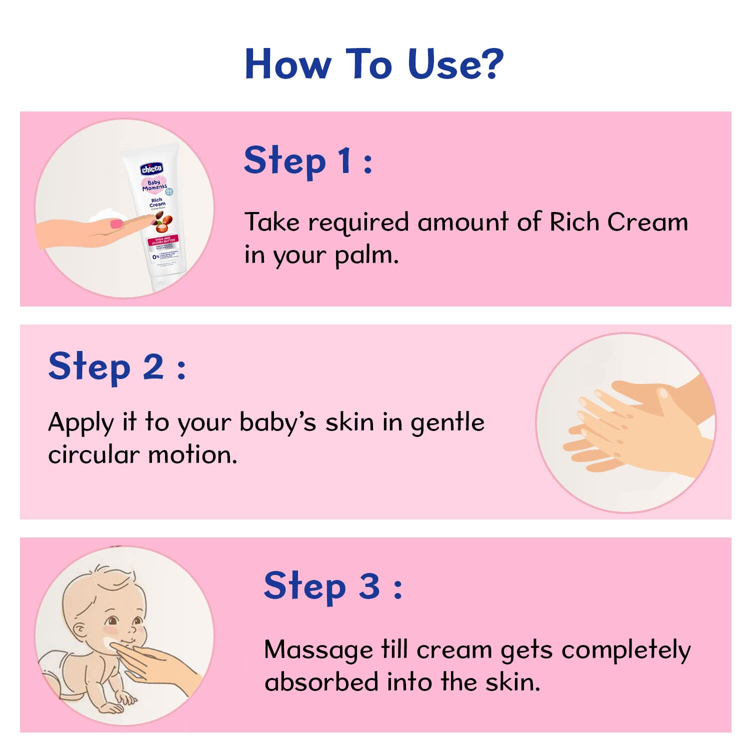 Chicco Baby Moments Rich Cream for Newborn Babies with Shea & Jojoba Butter, 100g| Rich Moisturization and Dryness Prevention |Dermatologically Tested |Phenoxyethanol, Parabens & Lauryl sulphates free
www.usmile.toys