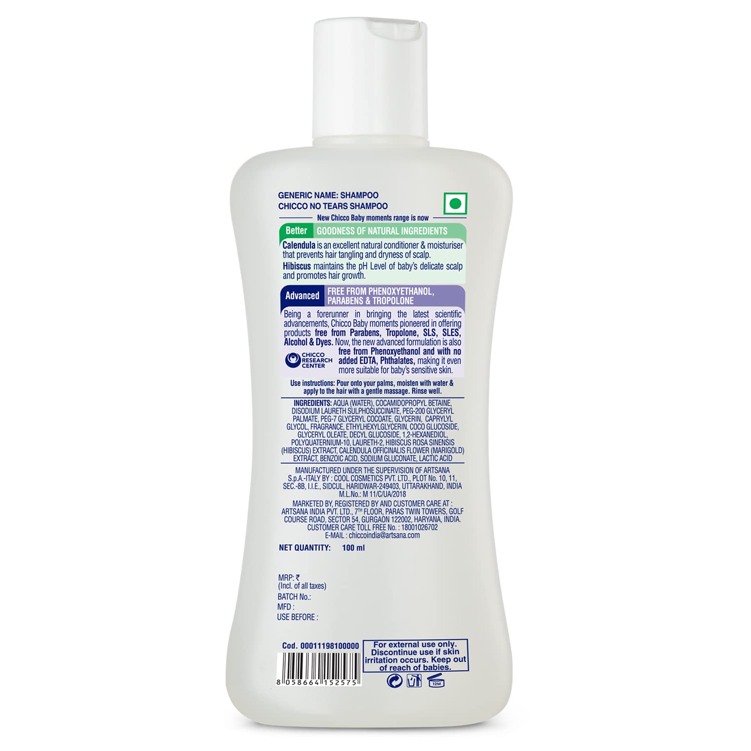 Chicco Baby Moments Shampoo for Tear-Free Bath Times, New Advanced Formula with Natural Ingredients, Suitable for Baby’s Tangle Free, Smooth Hair, No Phenoxyethanol and Parabens (100ml)
www.usmile.toys