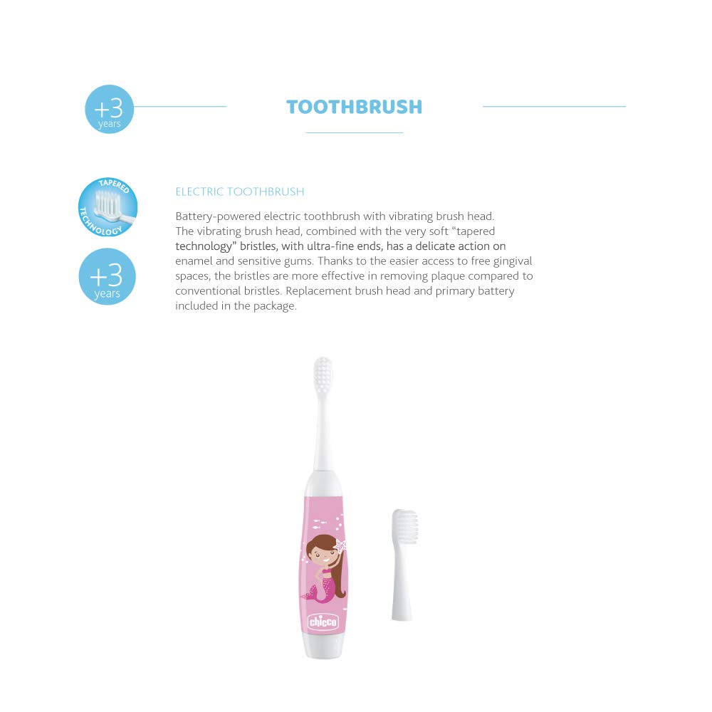 Chicco Children's Electric Toothbrush Pink
