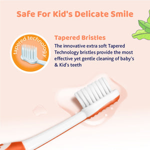 Chicco Toothbrush Orange | 3Y-8Y