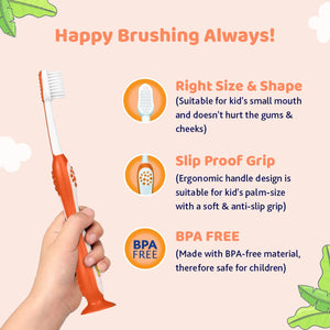 Chicco Toothbrush Orange | 3Y-8Y