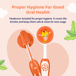 Chicco Toothbrush Orange | 3Y-8Y