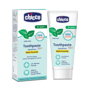 Chicco Toothpaste for Kids, Best for Baby (6+ years), Mild Mint Flavour, 70g | With Fluoride to Remove Plaque 
www.usmile.toys 