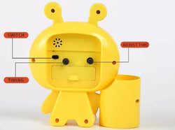 Cartoon Bee Desk Clock with Pen Organizer: Available in blue, pink, and yellow. A charming addition to any workspace.
www.usmile.toys