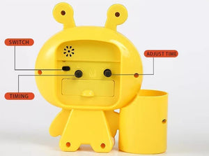 Cartoon Bee Desk Clock with Pen Organizer: Available in blue, pink, and yellow. A charming addition to any workspace.
www.usmile.toys