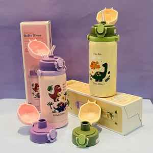 Dinosaur Stainless Steel Water Bottle for Kids: Insulated for hot and cold drinks. Cute cartoon dino design.
www.usmile.toys
