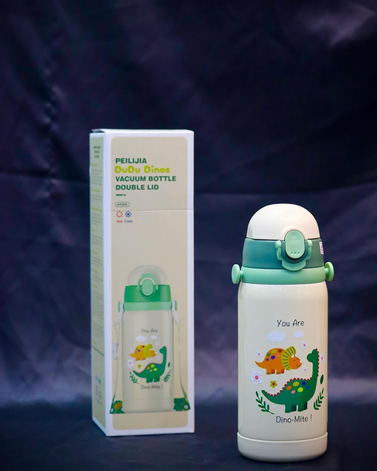 Insulated Kids Water Bottle - Dinosaur Theme: Double-walled stainless steel keeps drinks temperature controlled. Perfect for children.
www.usmile.toys